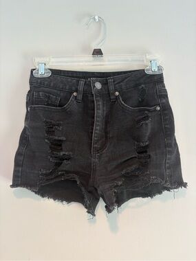 Almost Famous Black Denim Shorts